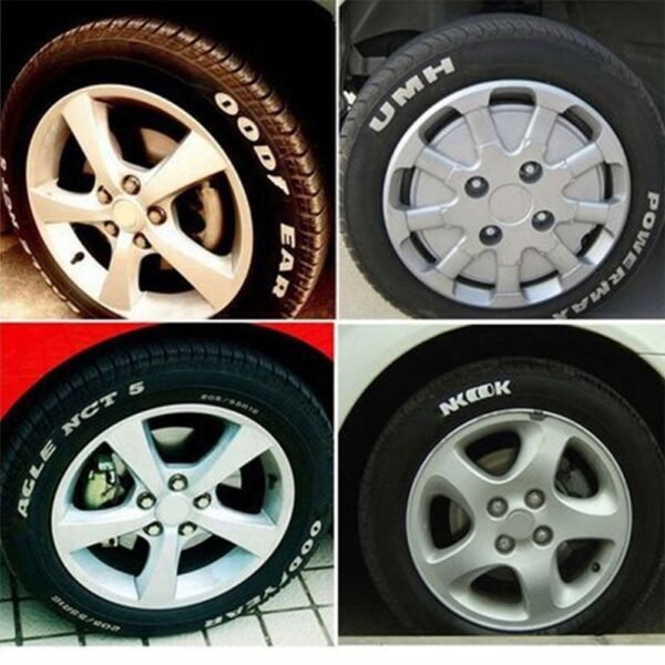 Paint Cleaner Car Wheel Tire Oily Painting Pen Auto Rubber Tyre Polishes Metal Permanent Marker Graffiti 4