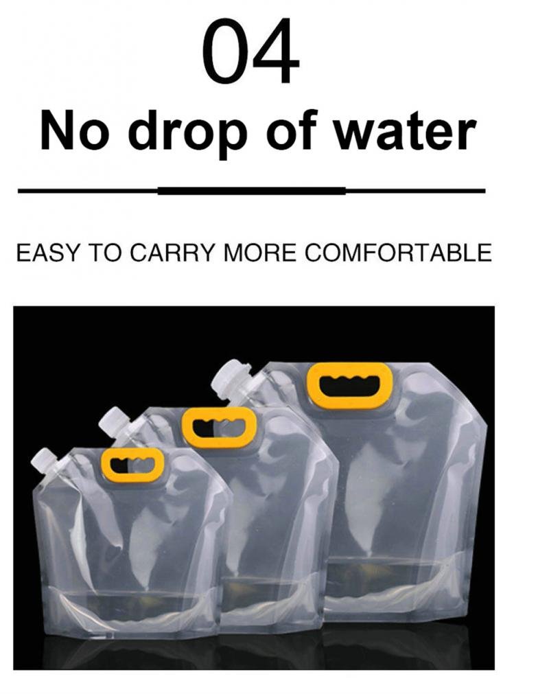Plastic Water Spout Bag Reusable Liquid Drinking Bottle Portable Large capacity Thickened Chinese Medicine Liquid Packaging 5